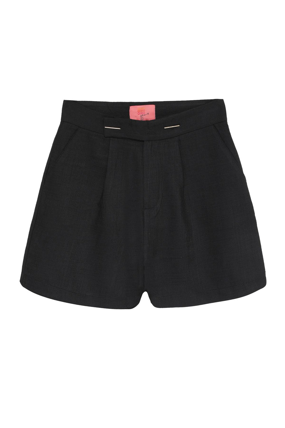 High Waist Mini Shorts Black