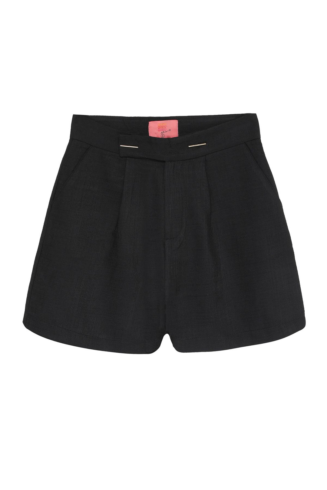 High Waist Mini Shorts Black