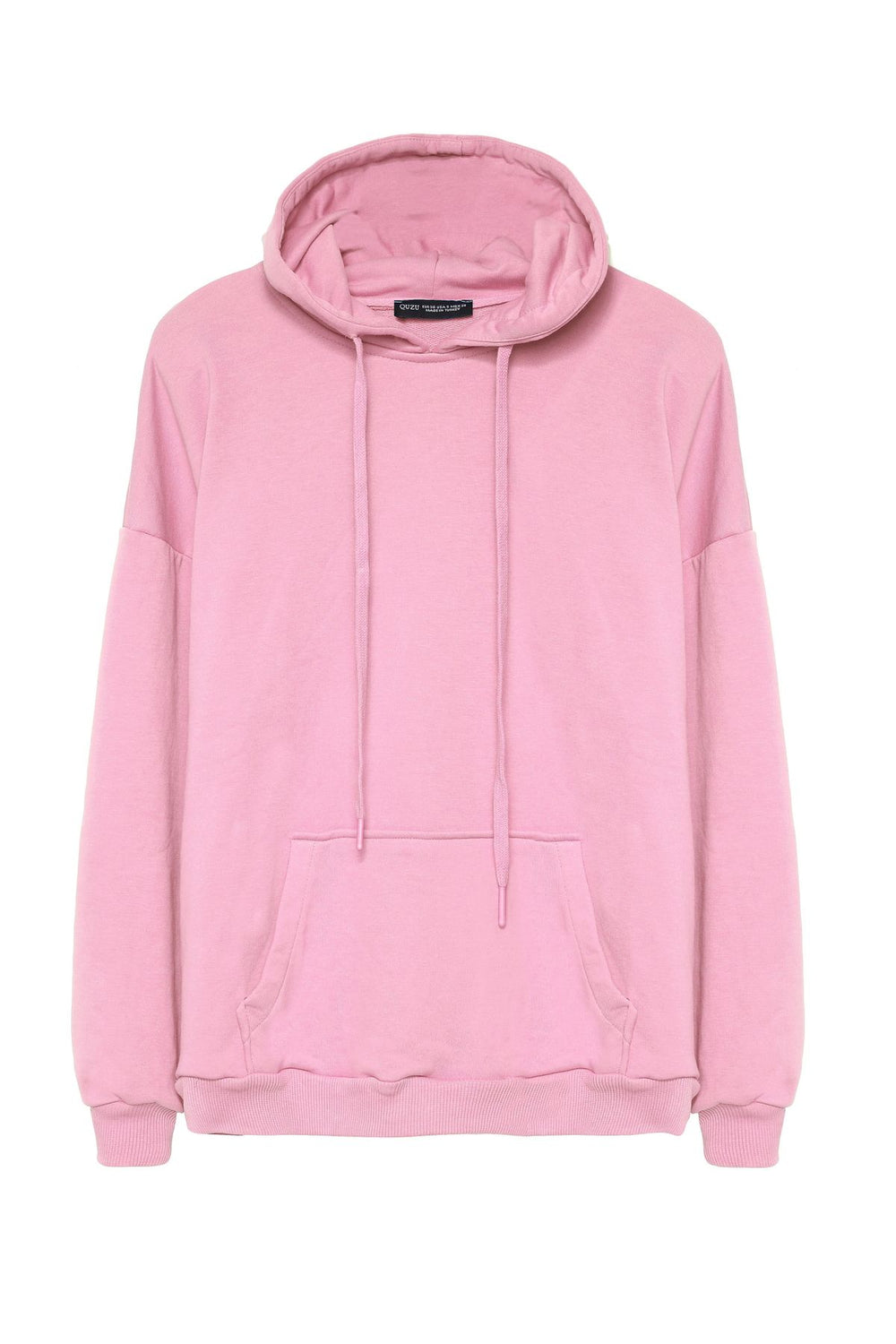 Oversize Hoodie Sweatshirt Pink