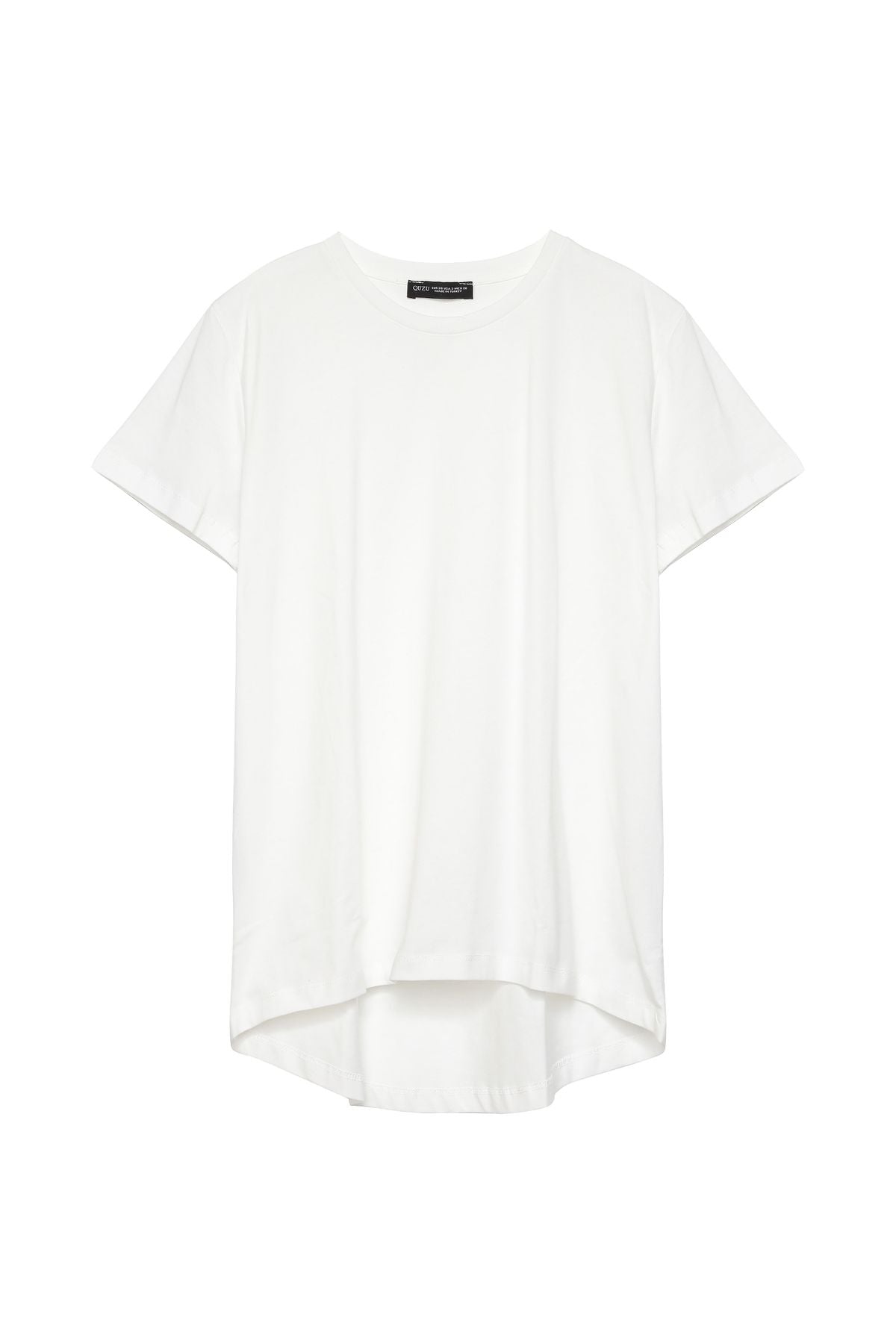 Short Sleeve Basic T-Shirt Ecru