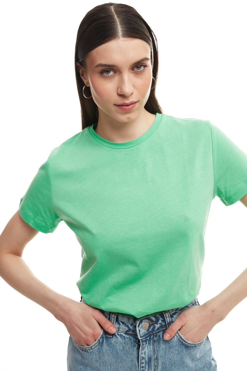 Short Sleeve Basic T-Shirt Apple Mint