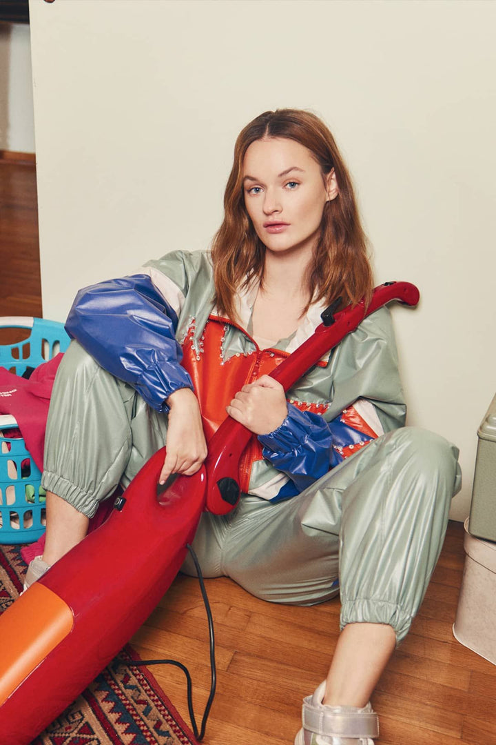 Stone Detailed Garnish Jacket Mint