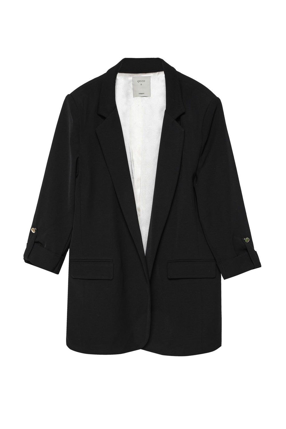 Duble Kol Blazer Ceket Siyah