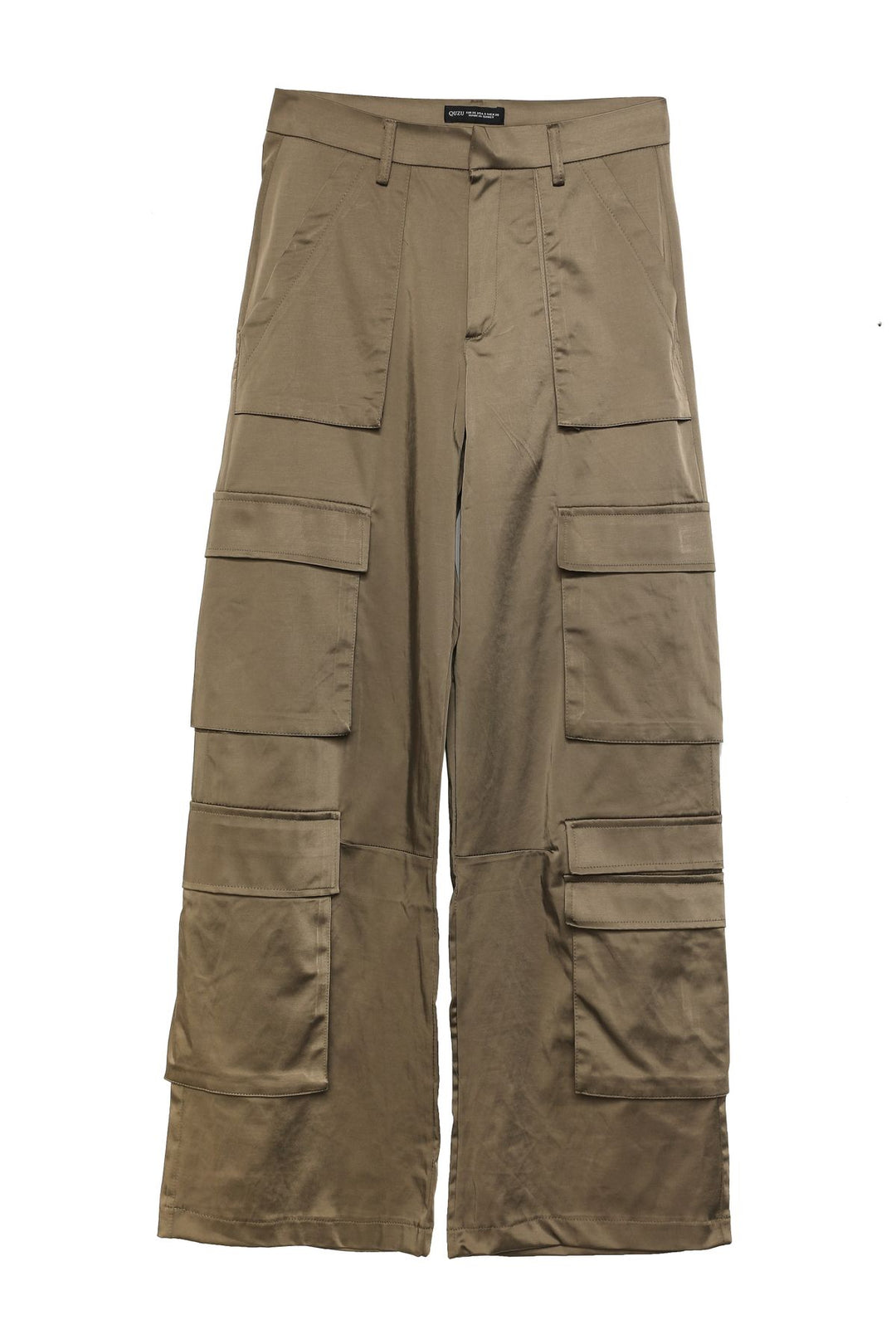 Saten Kargo Pantolon Haki