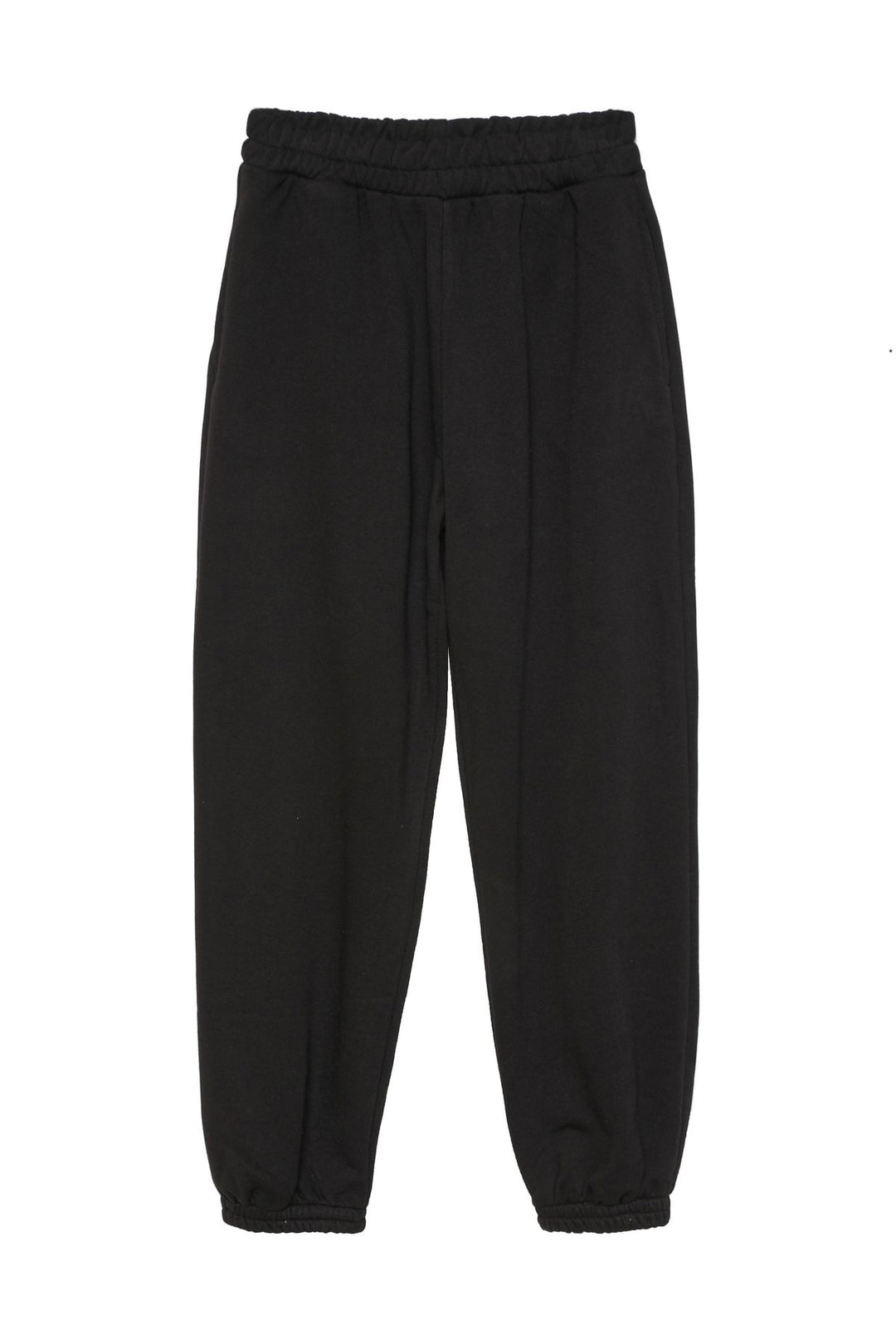 Elastic Waist Pocket Tracksuit Black