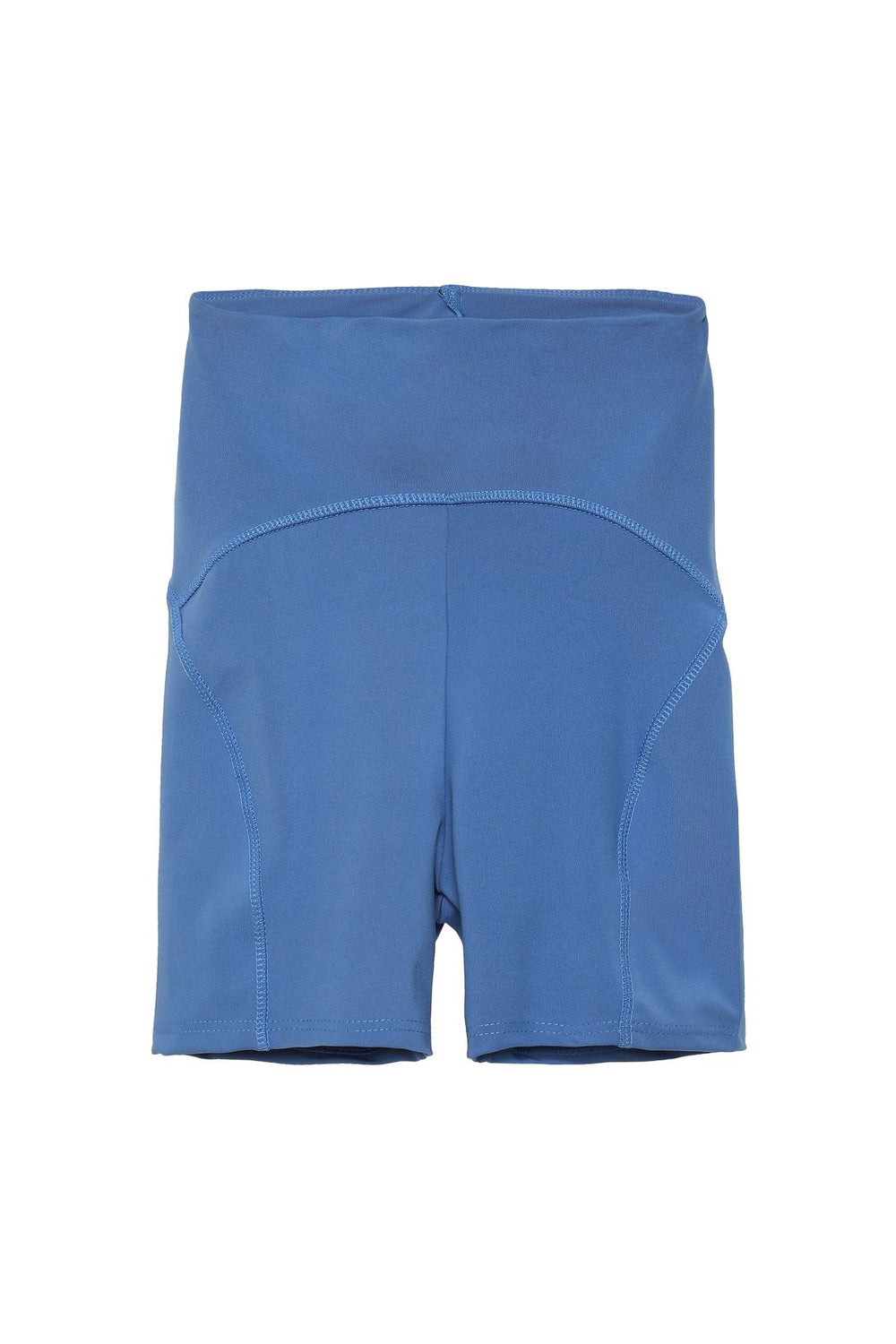 Gathering Biker Leggings Indigo