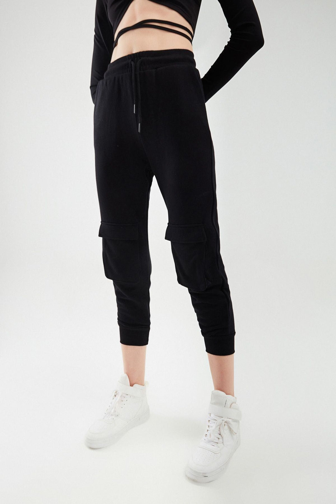 Pocket Jogger Tracksuit Black