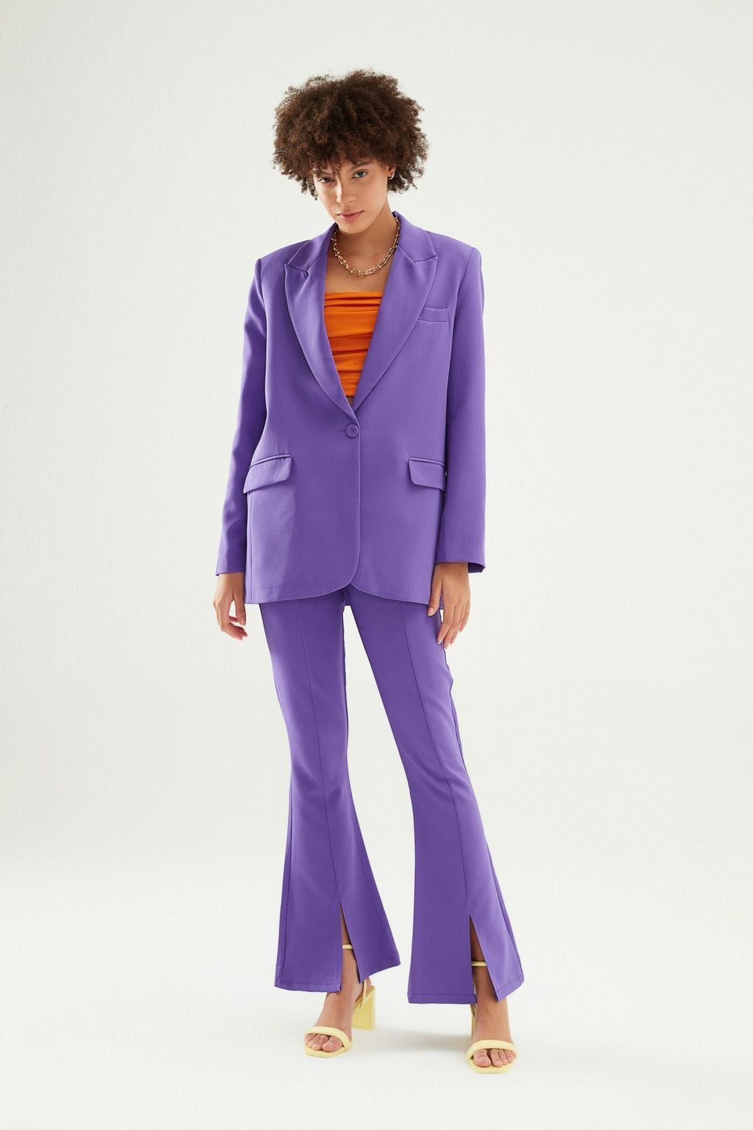 Blazer Jacket Purple