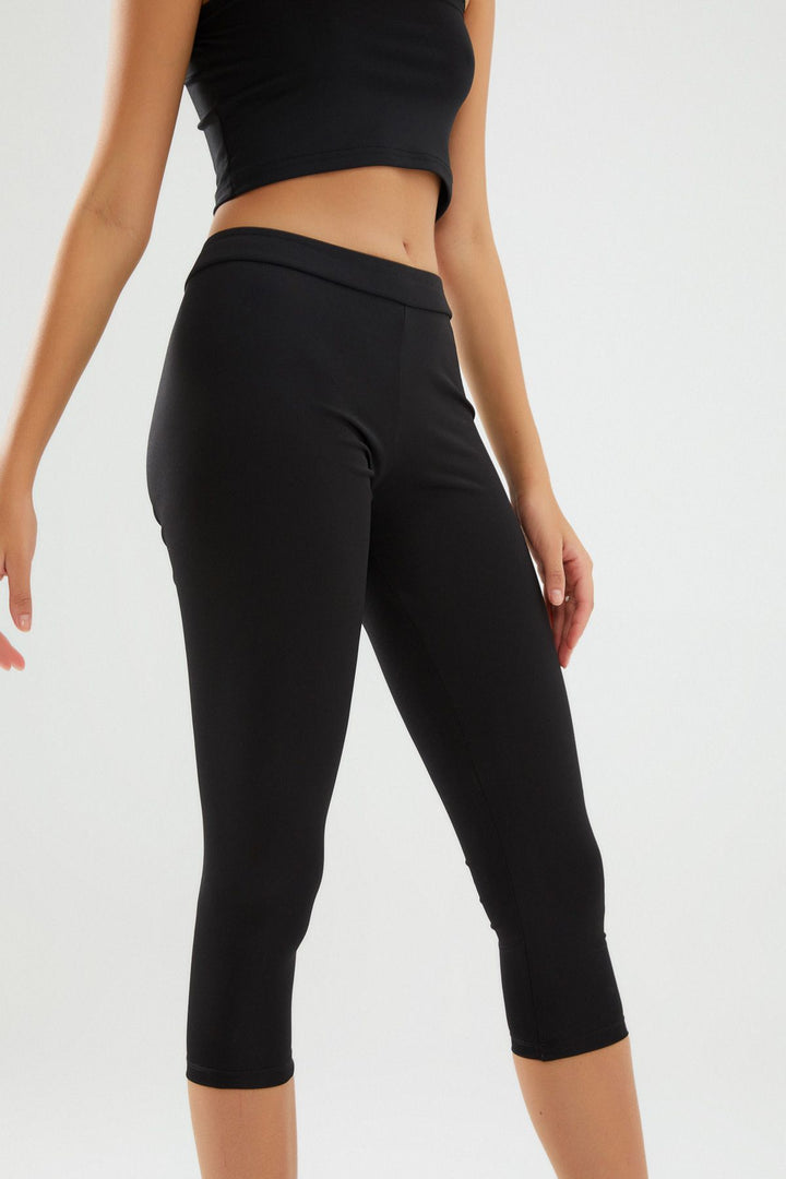High Waist Sport Leggings Black