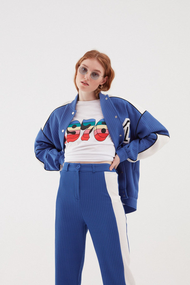 Garni Bomber Jacket Indigo