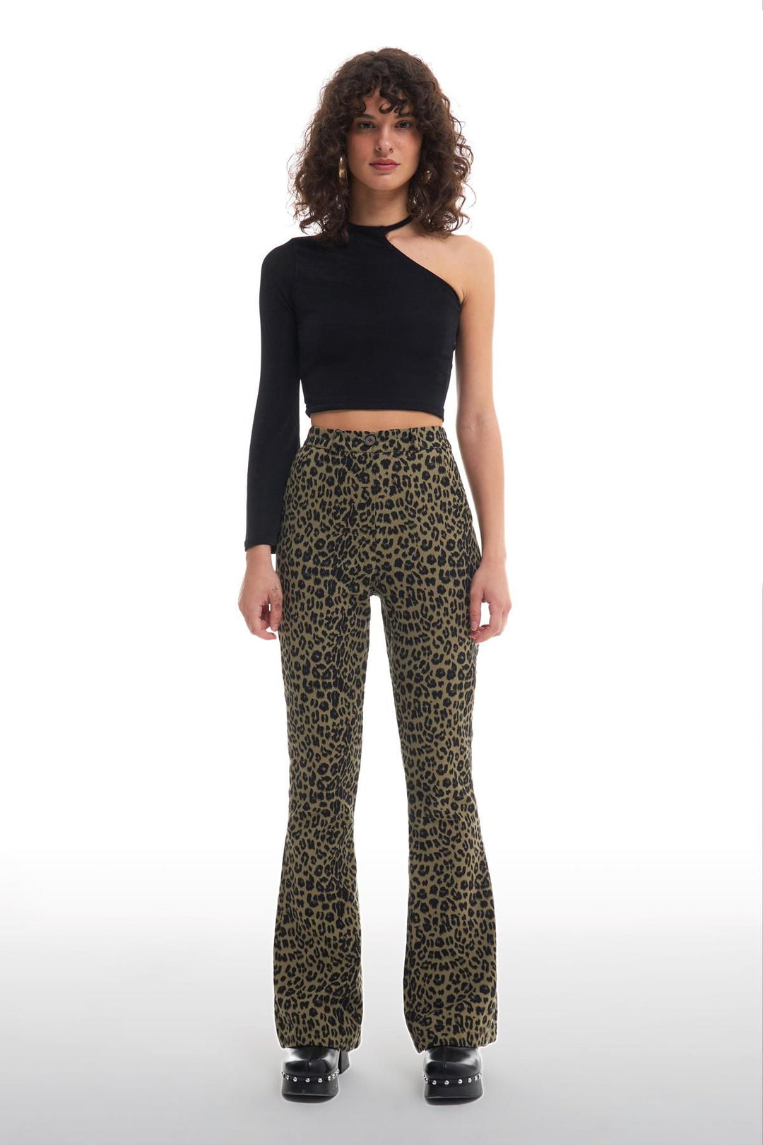 One Shoulder Blouse Black