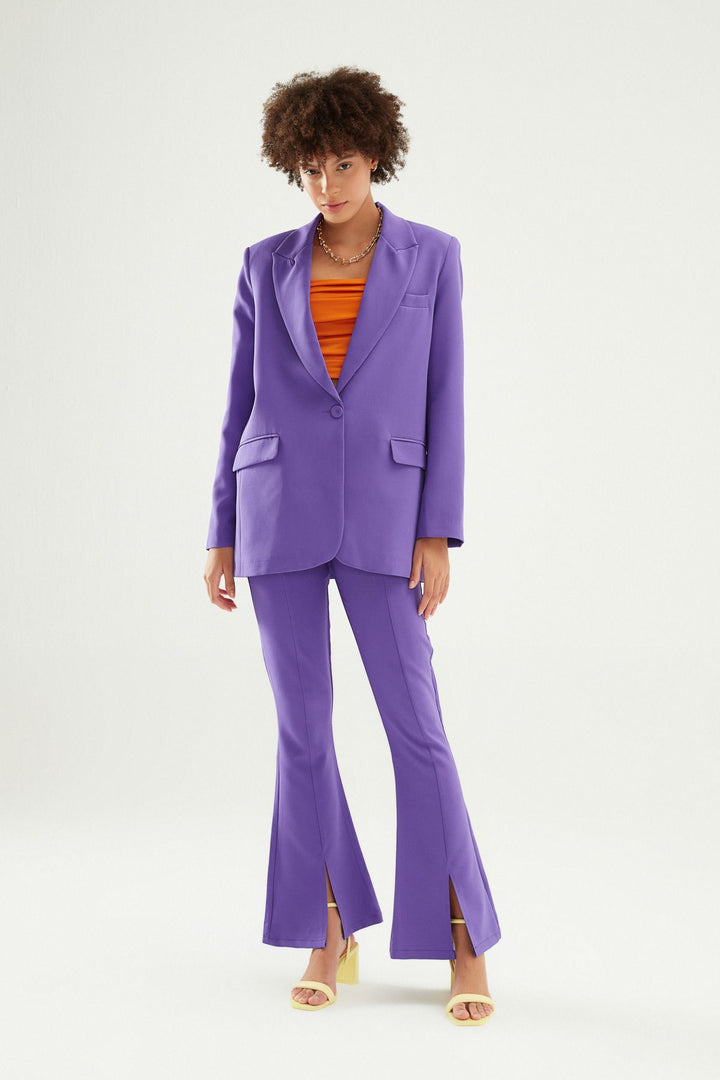 Blazer Jacket Purple