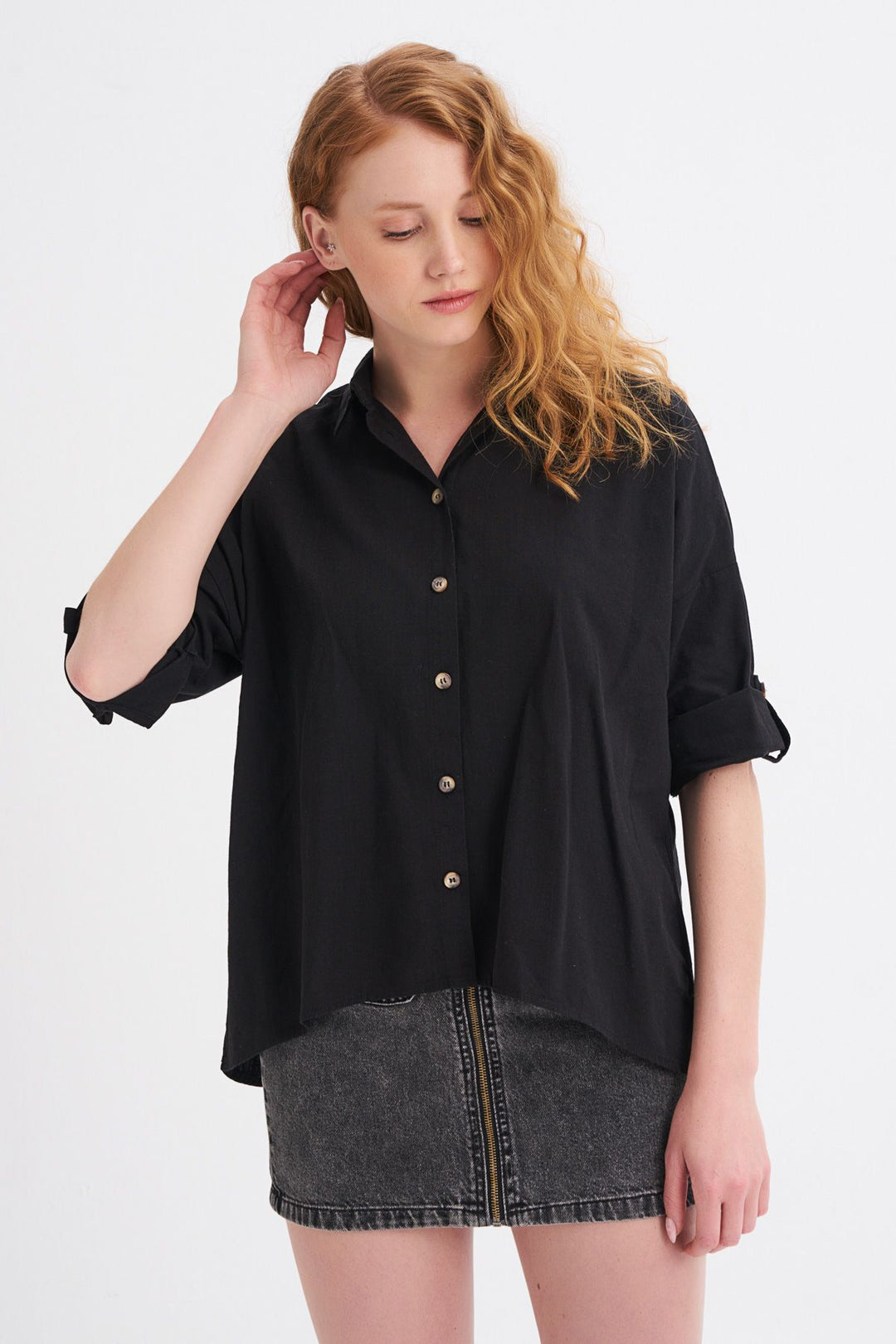 Trojan Sleeve Shirt Black
