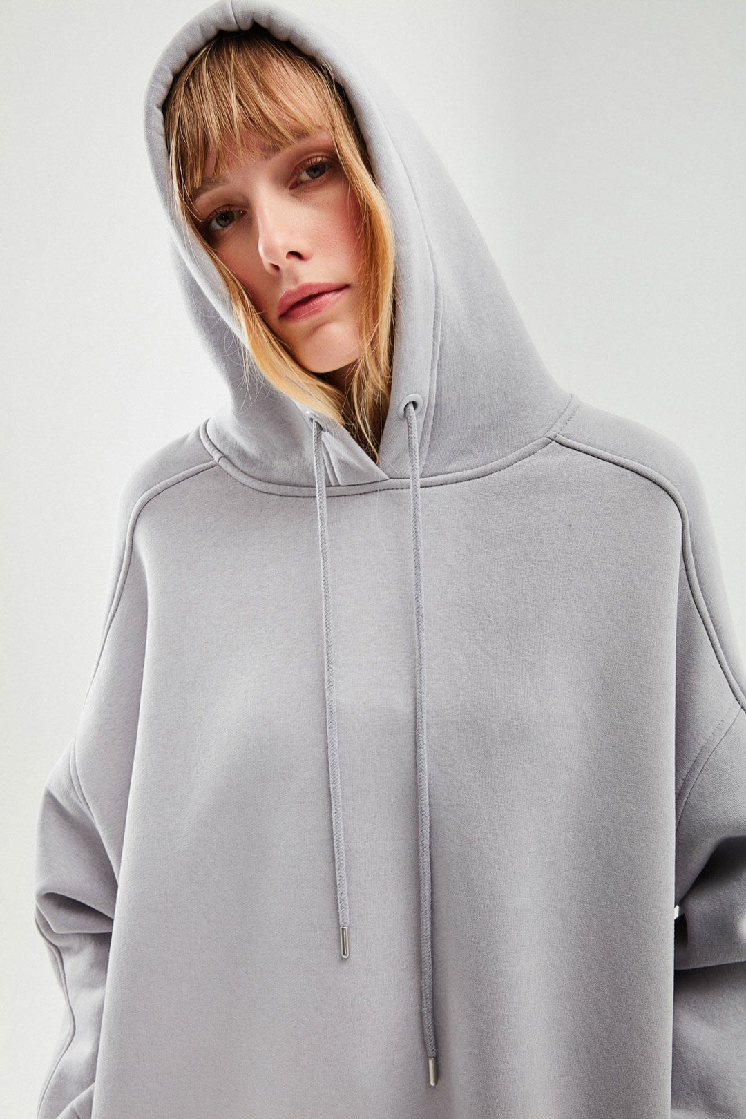 Hooded Oversize Sweatshirt Gray