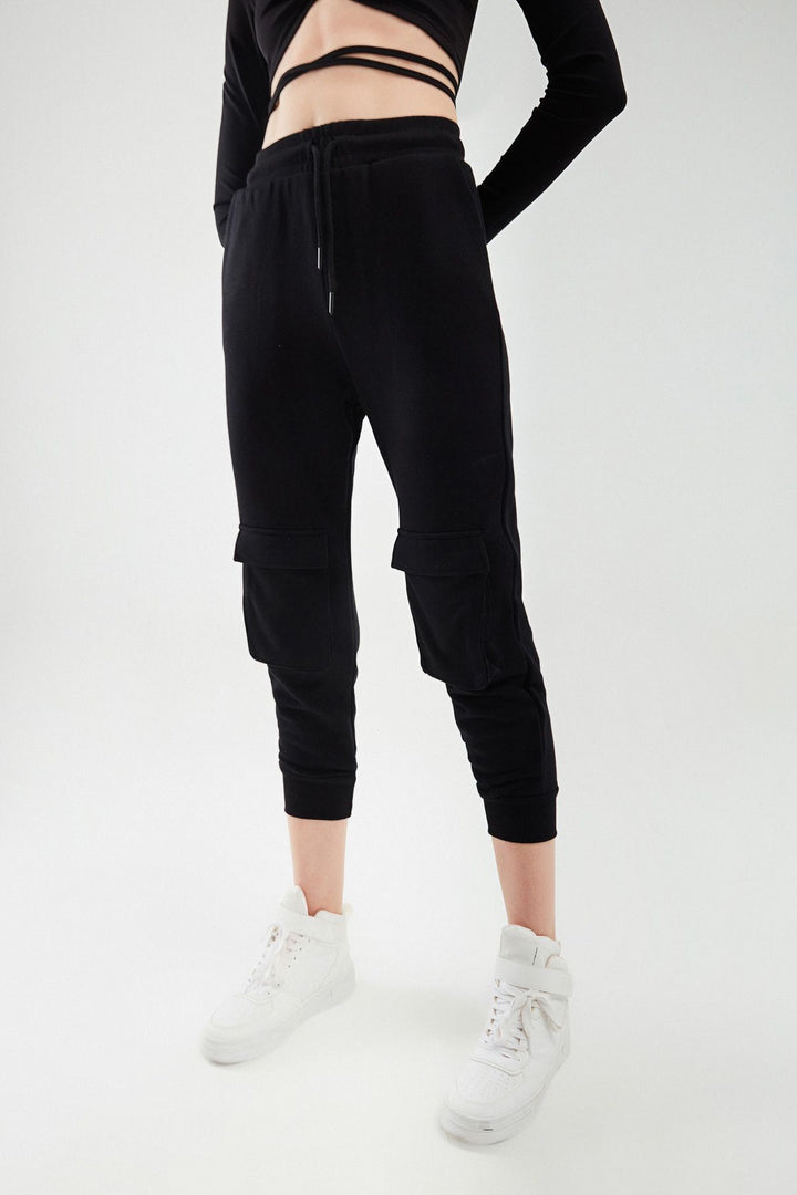 Pocket Jogger Tracksuit Black