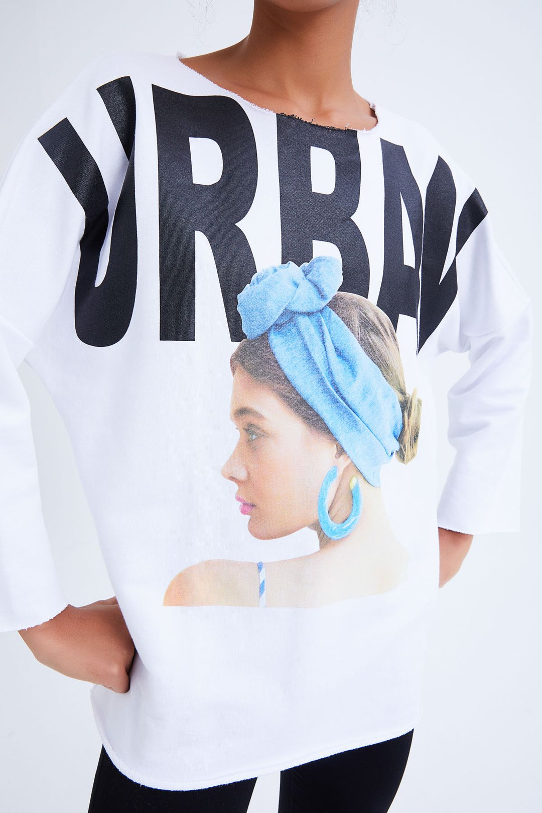 Printed Sweatshirt White