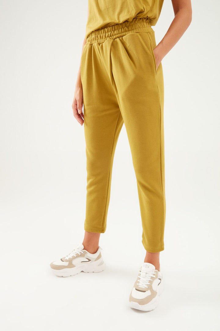 Elastic Waist Tracksuit Olive