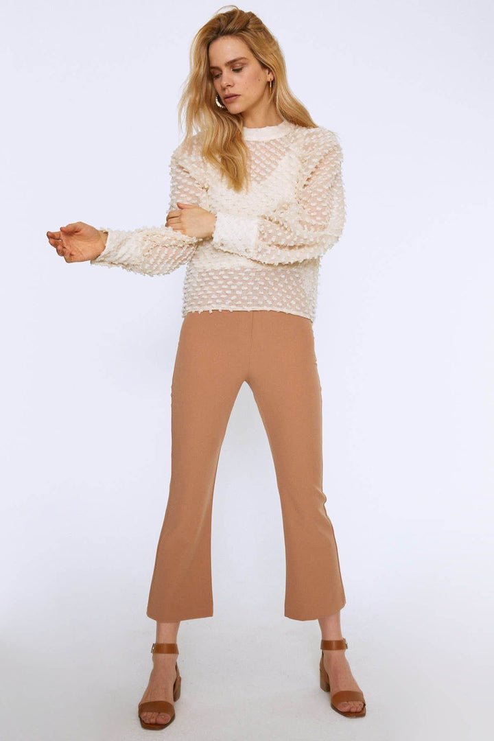 Balloon Sleeve Blouse Ecru