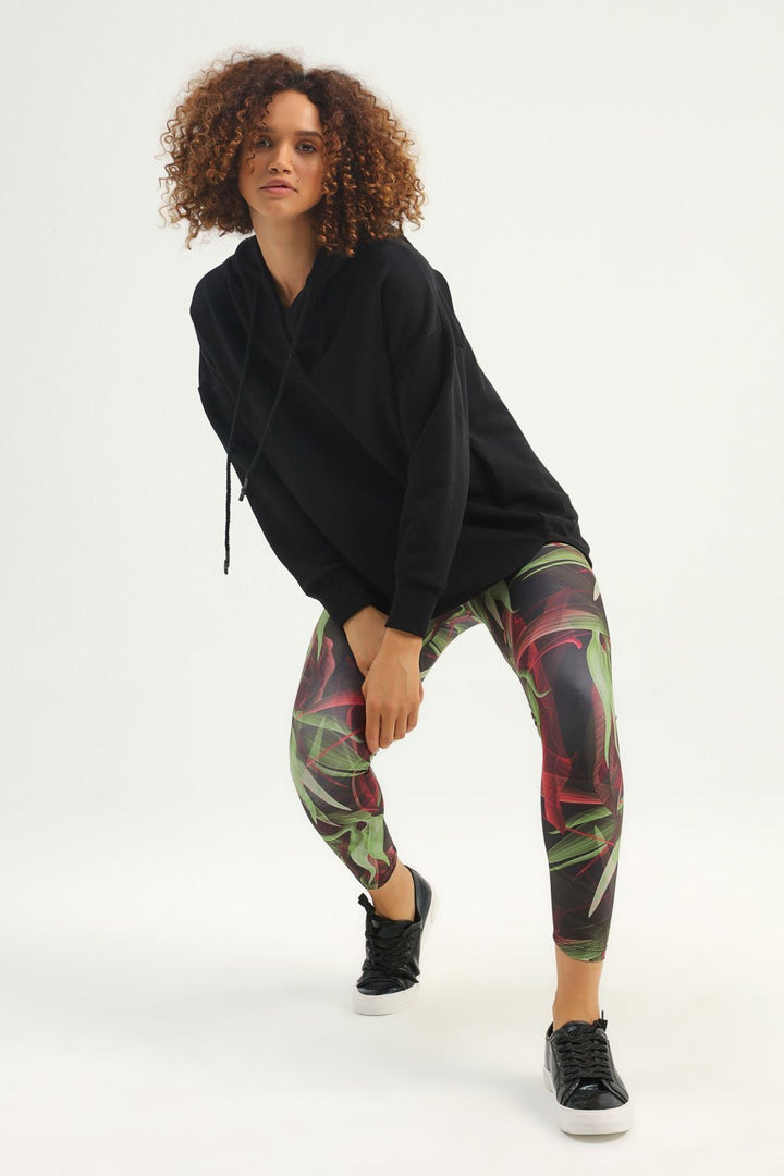 Hooded Oversize Sweatshirt Black