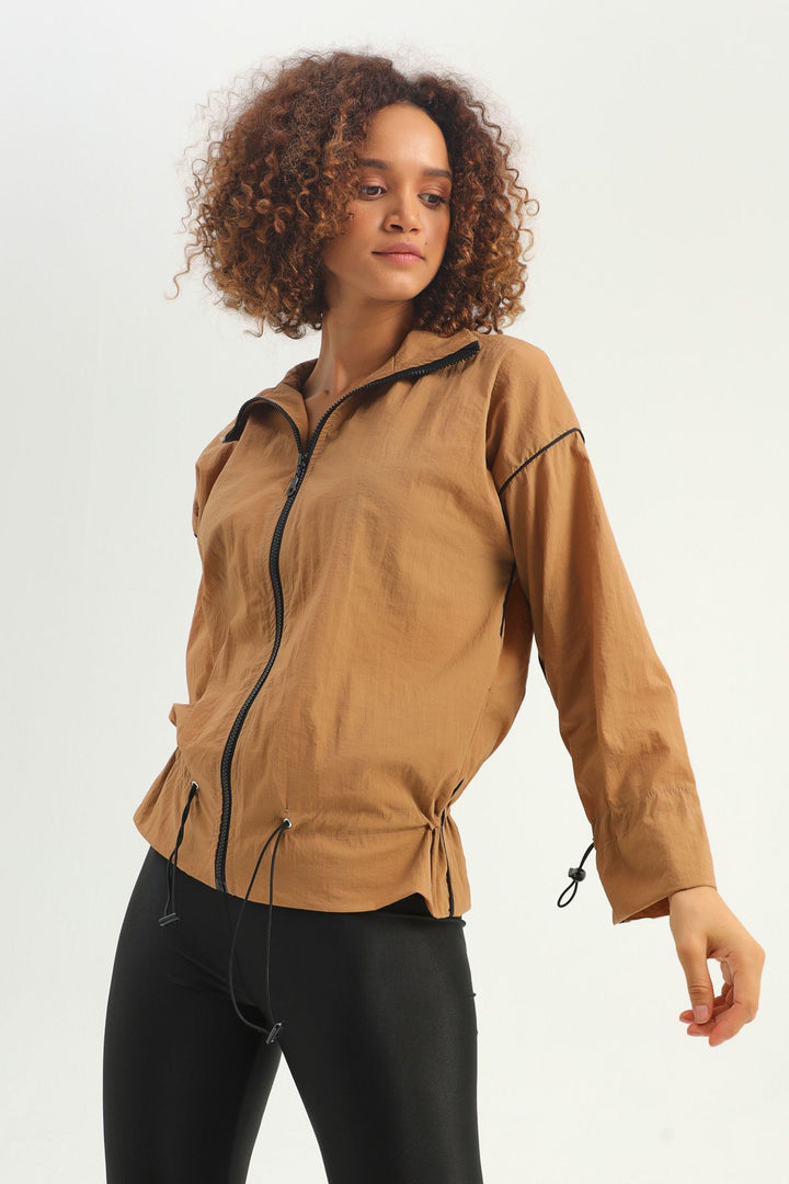 Cepli Mevsimlik Ceket Camel