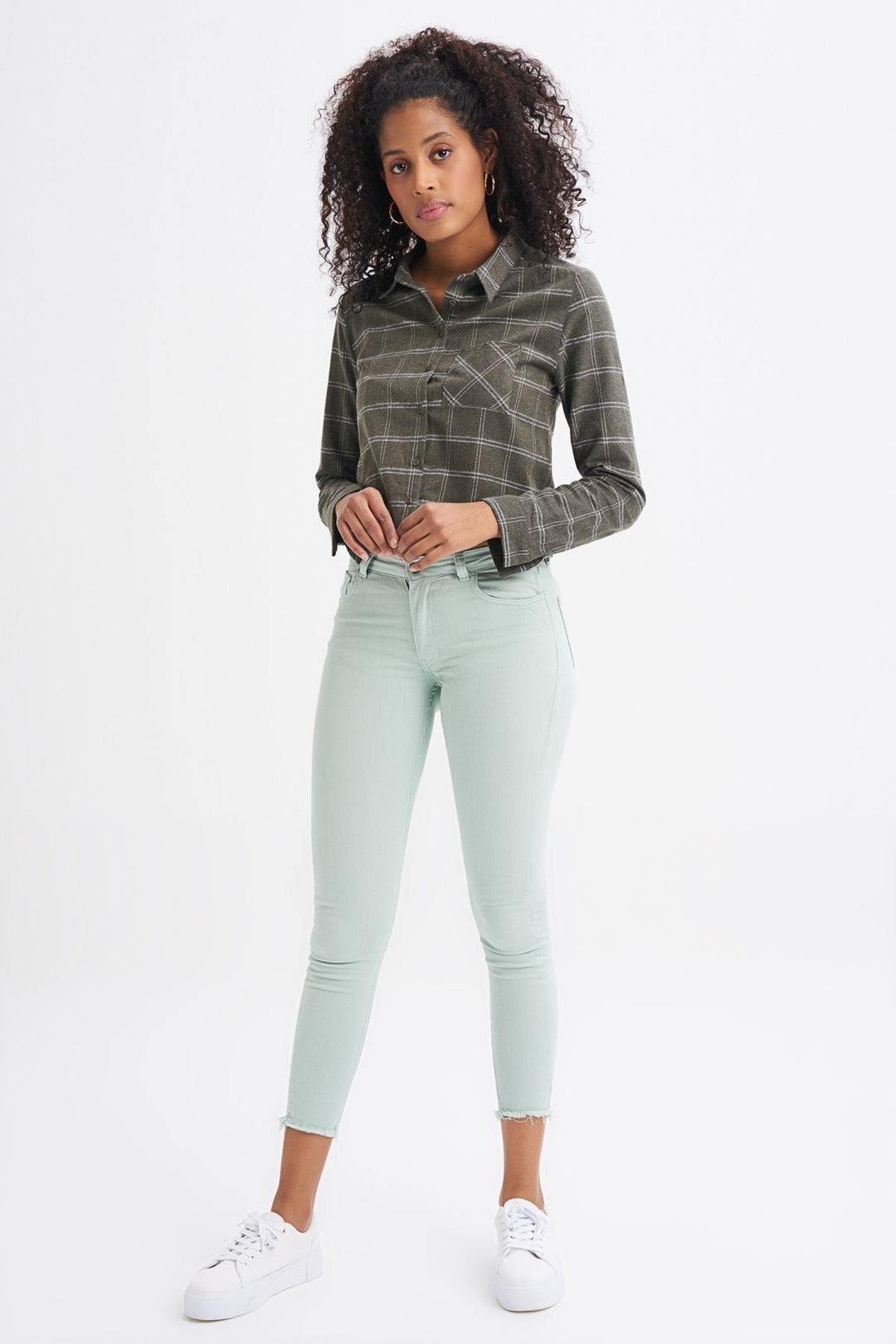 Pocket Skinny Pants Mint