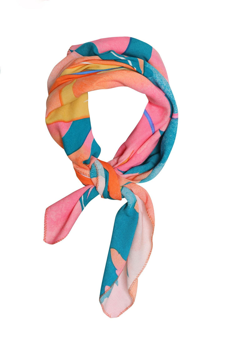 Patterned Bandana Shirt Orange