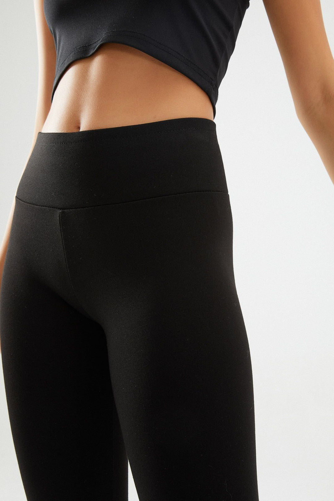 Yüksel Waist Leggings Black
