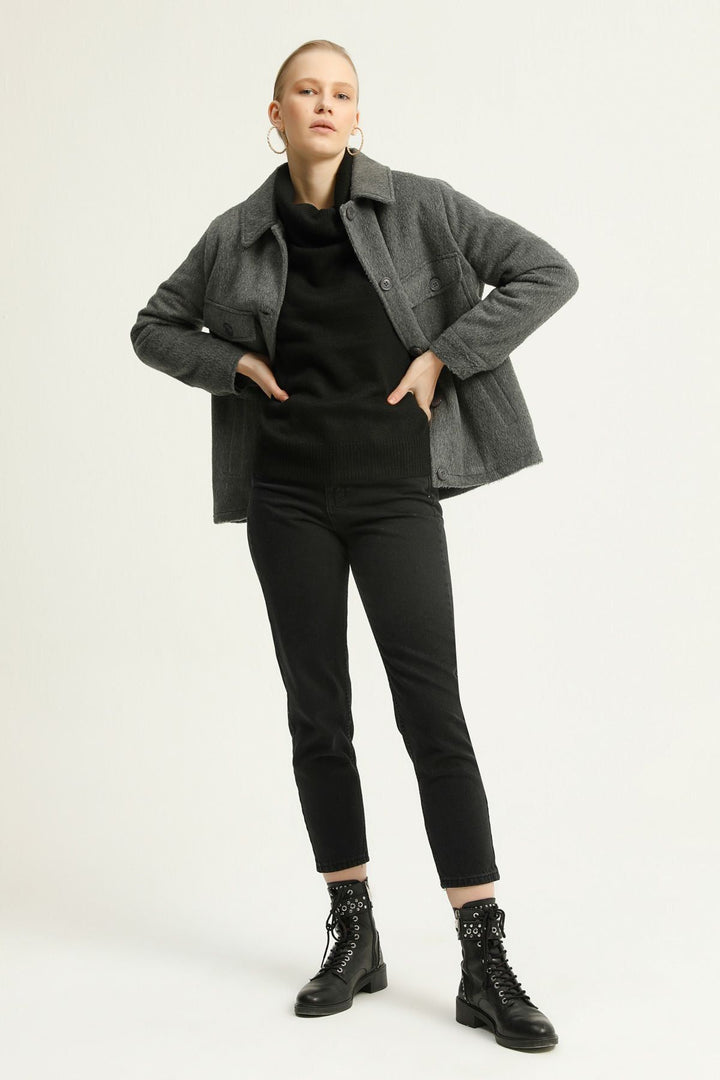 Big Pocket Coat Anthracite