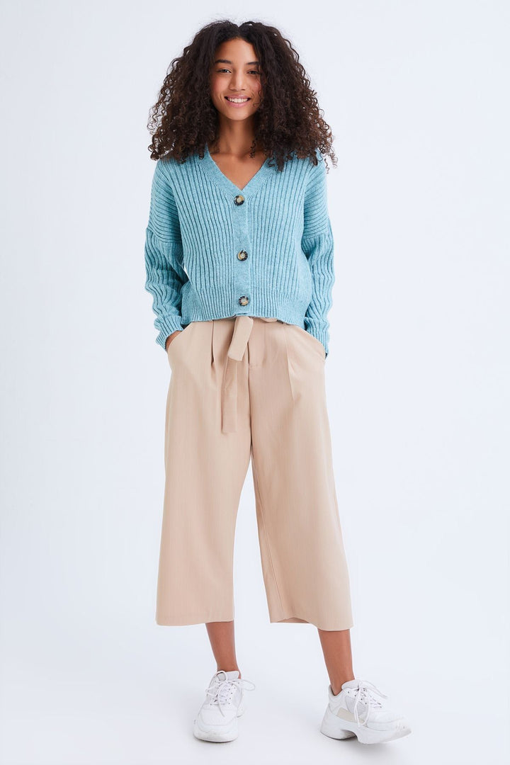 Buttoned Cardigan Mint