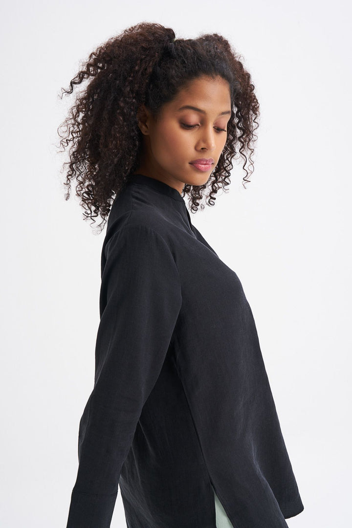 Hakim Yaka Gömlek Siyah