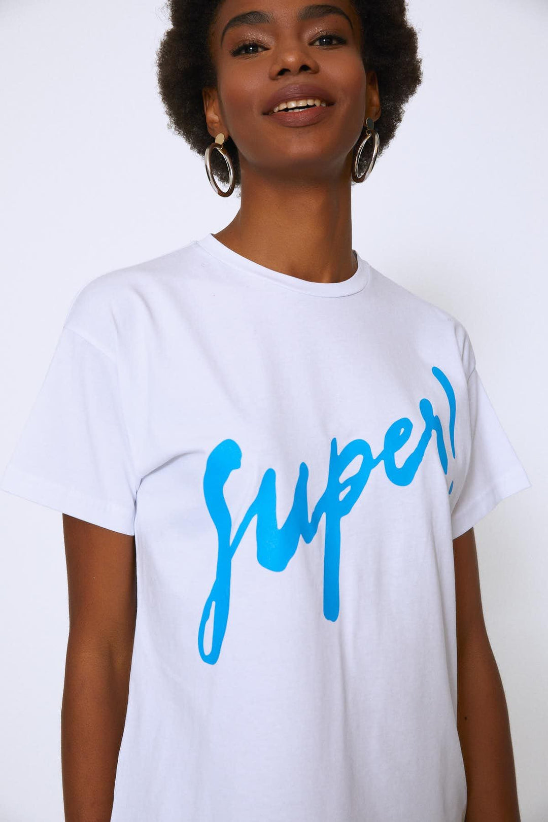 Printed T-Shirt Turquoise