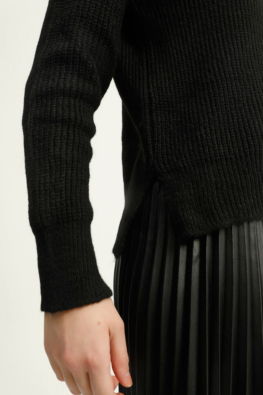 Turtleneck Sweater Black