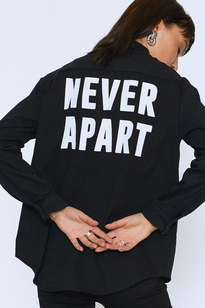 Back Printed Shirt Black