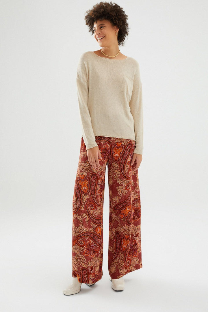 Pocket Detailed Knitwear Stone