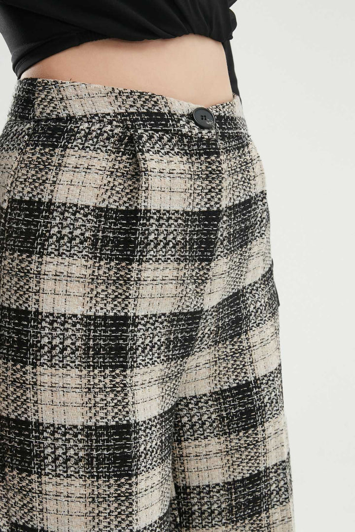 Wide Leg Trousers Black