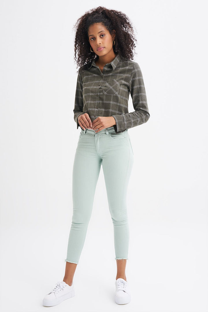 Pocket Skinny Pants Mint