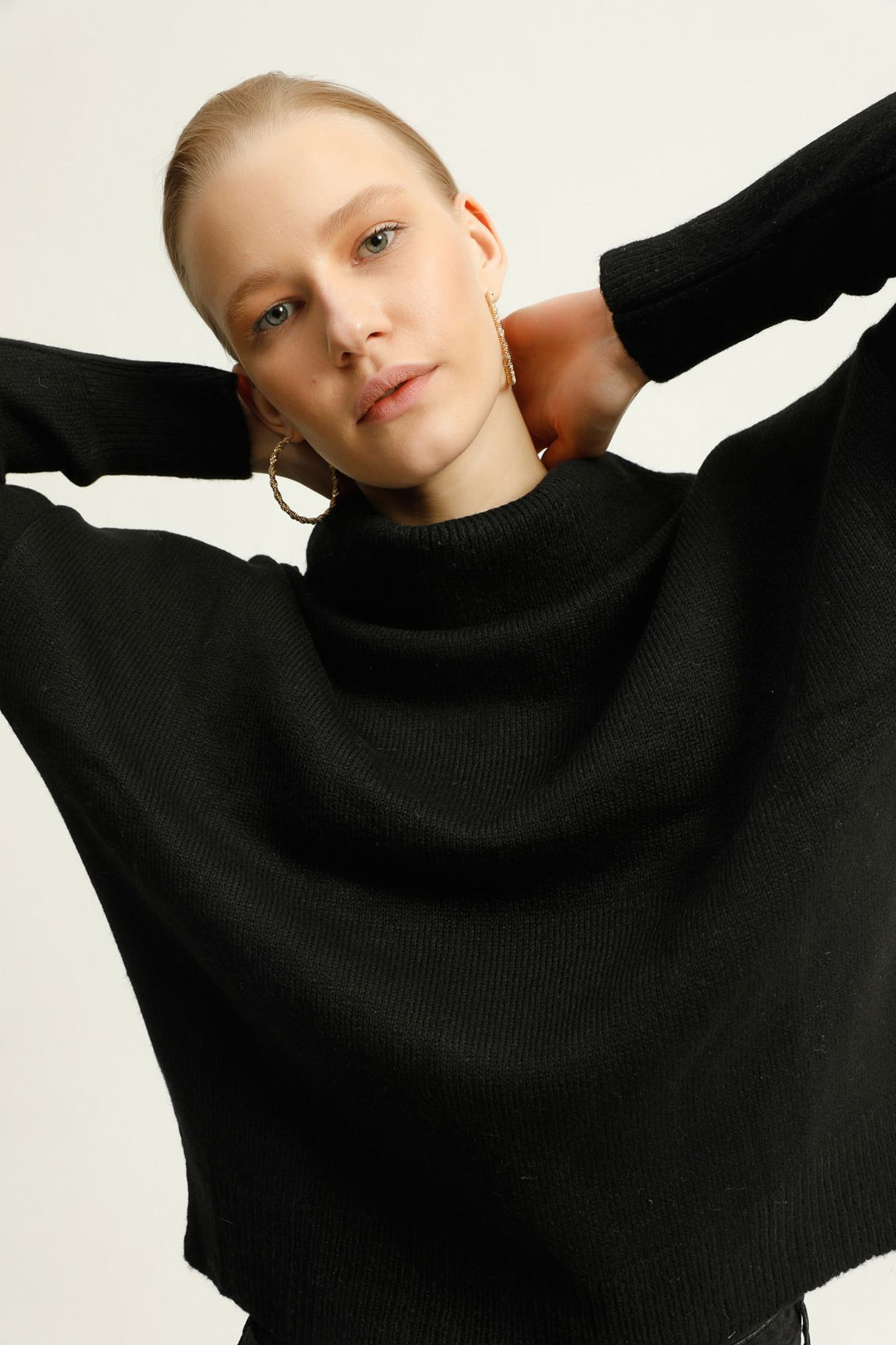 Turtleneck Sweater Black