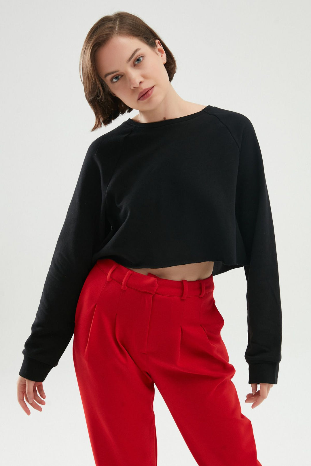 Low Back Sweatshirt Black