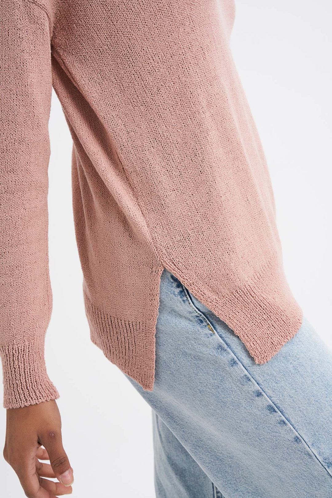 V Neck Knitwear Powder