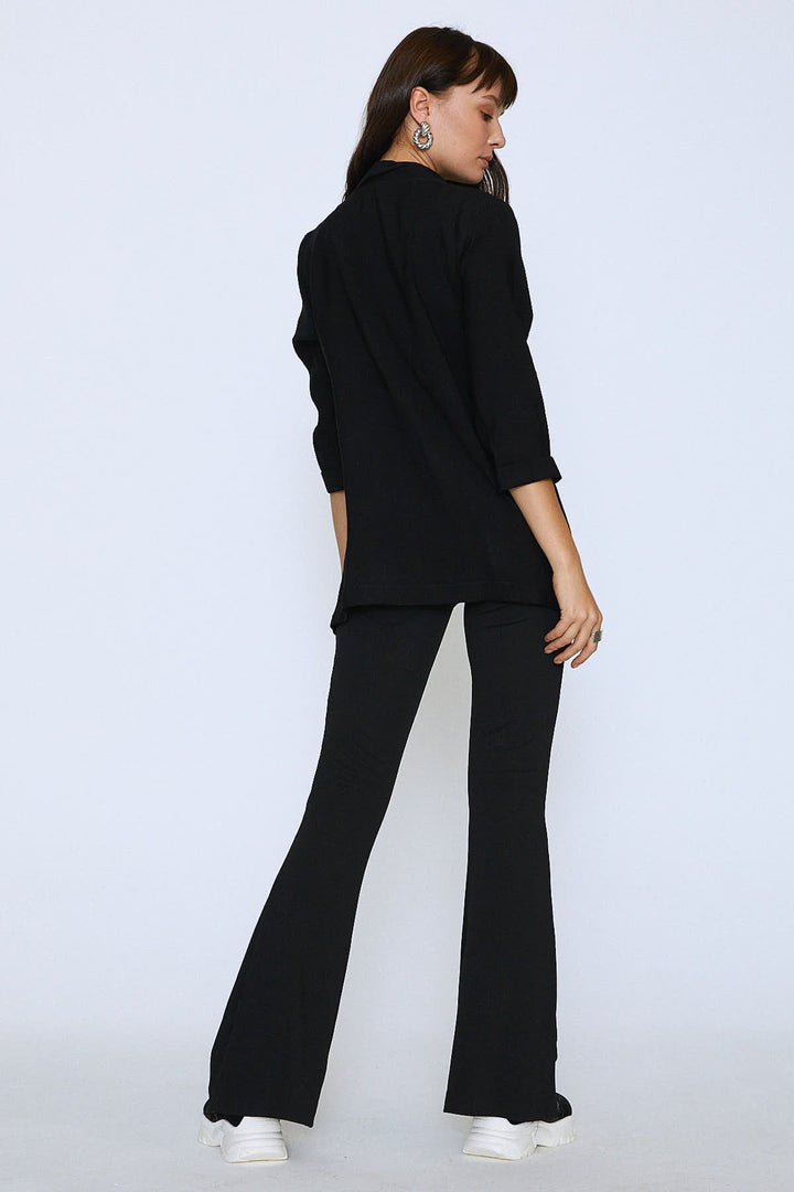 Shawl Collar Jacket Black