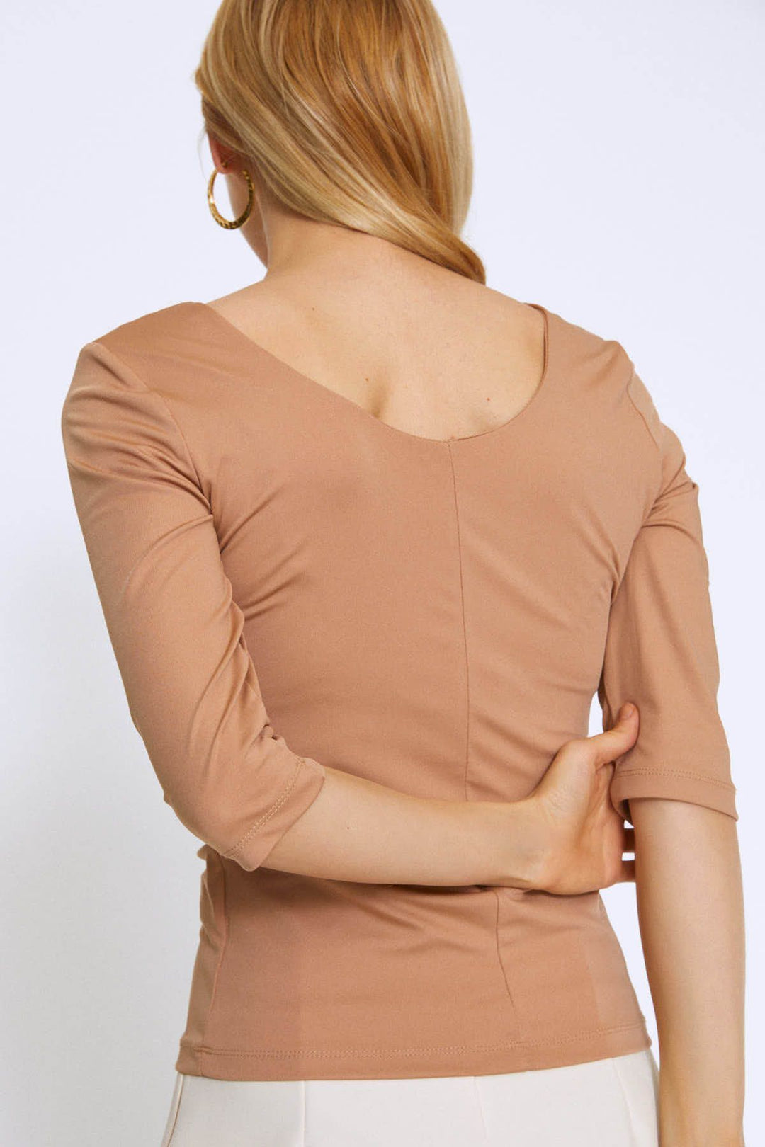 Truvakar Kol Basic Bluz Camel