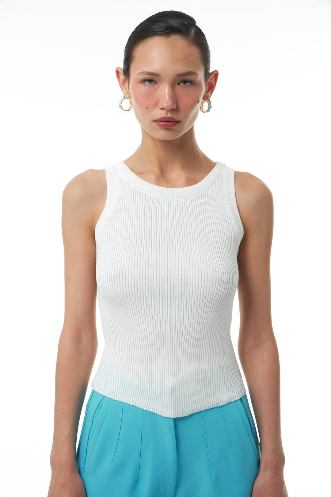 Sleeveless Knitwear Ecru