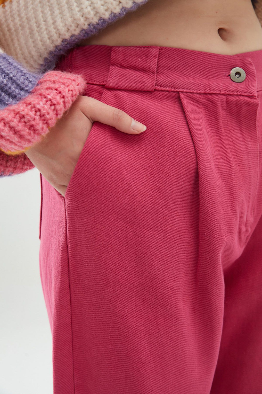 Gabardine Jogger Pants Orchid