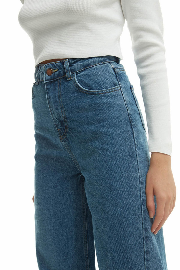 Wide Leg Jeans Blue