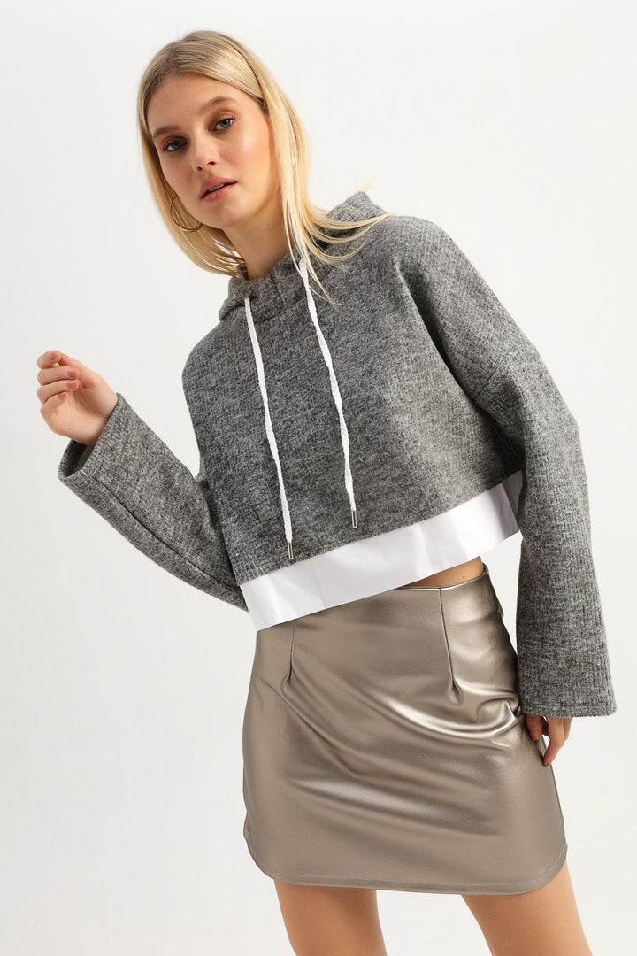 Hoodie Sweatshirt Gray