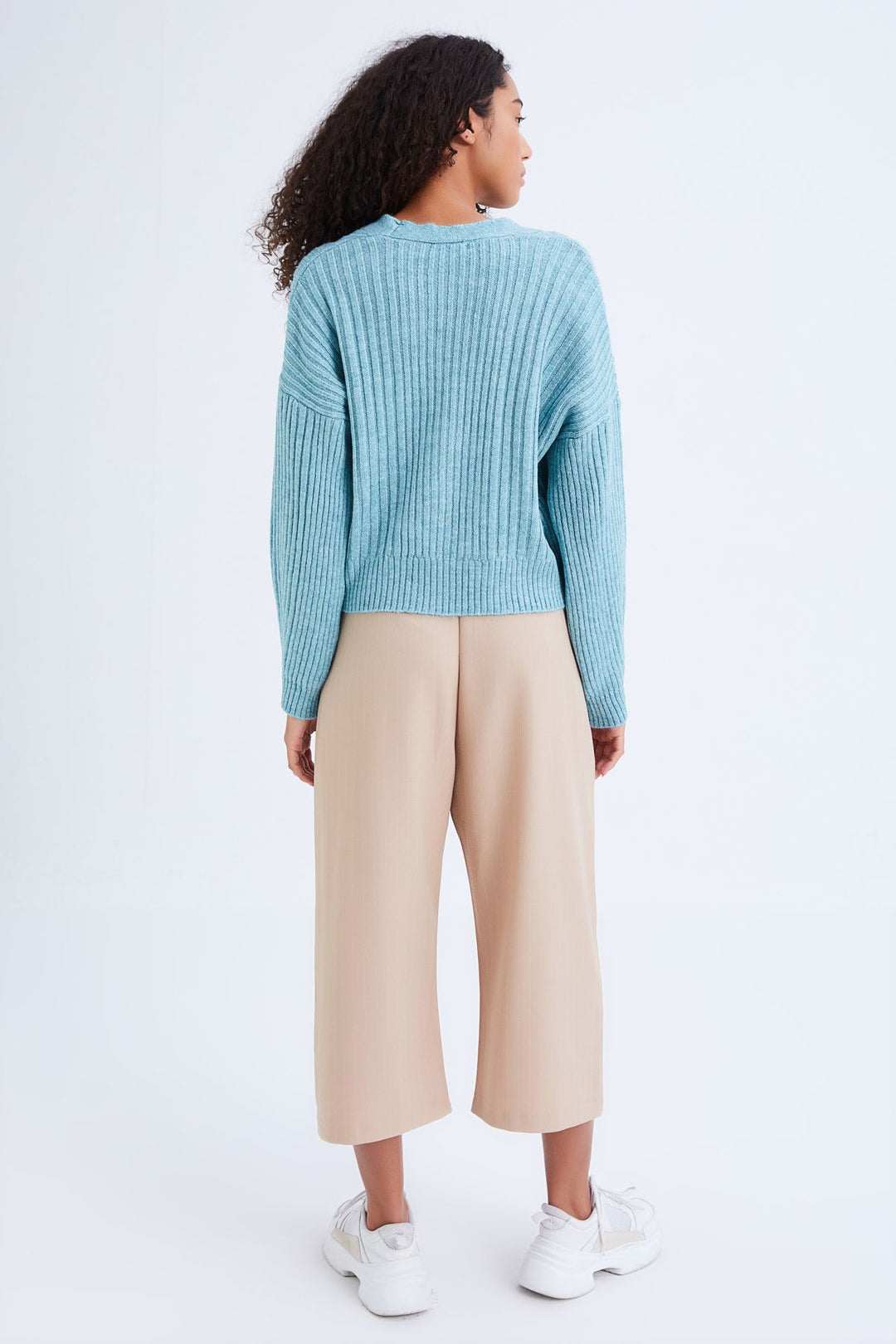 Buttoned Cardigan Mint