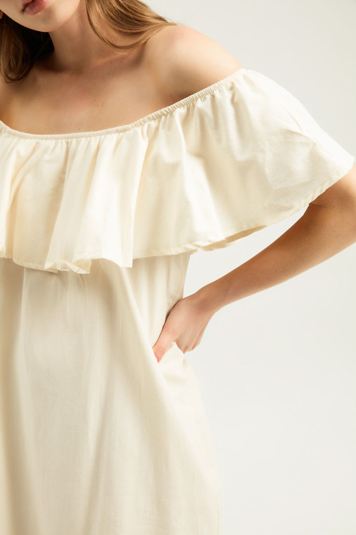 Flywheel Mini Length Dress Natural