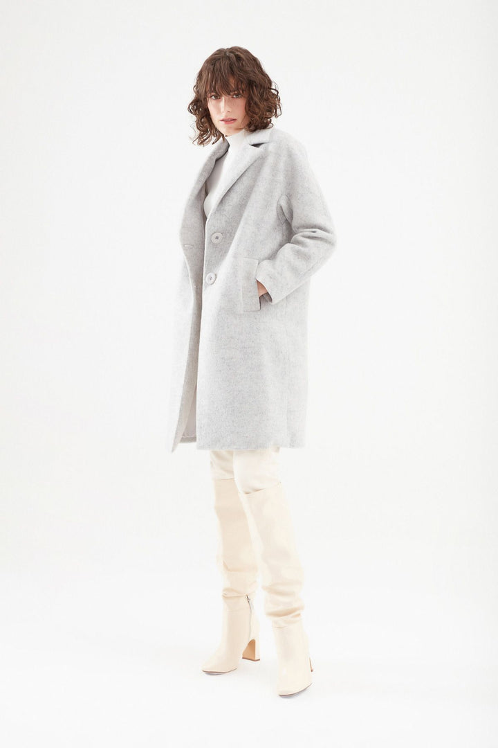 Cachet Coat Light Gray