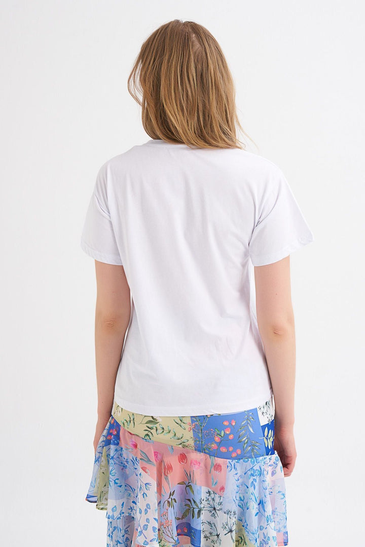 Baskılı Tişört Mint