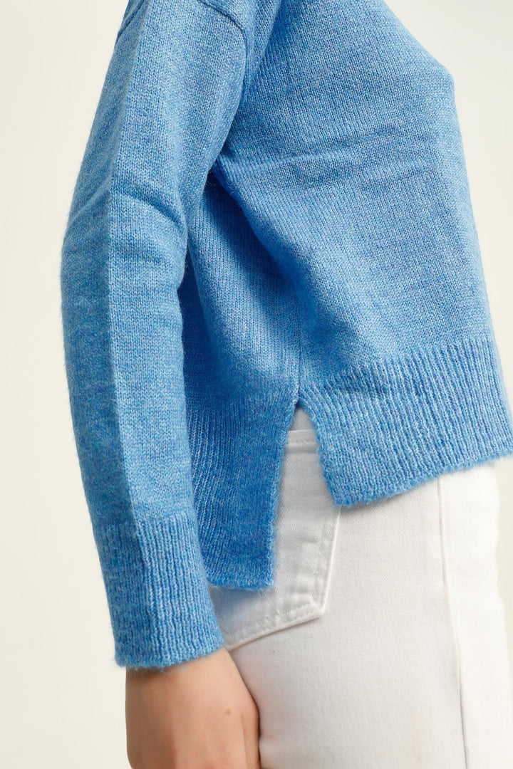 Crew Neck Sweater Blue